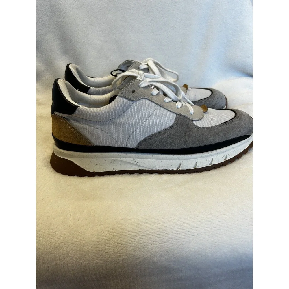 Madewell Kickoff Trainer Sneakers Canvas and Suede Mens 7 Womens‎ 8.5 MD821 - Picture 5 of 9